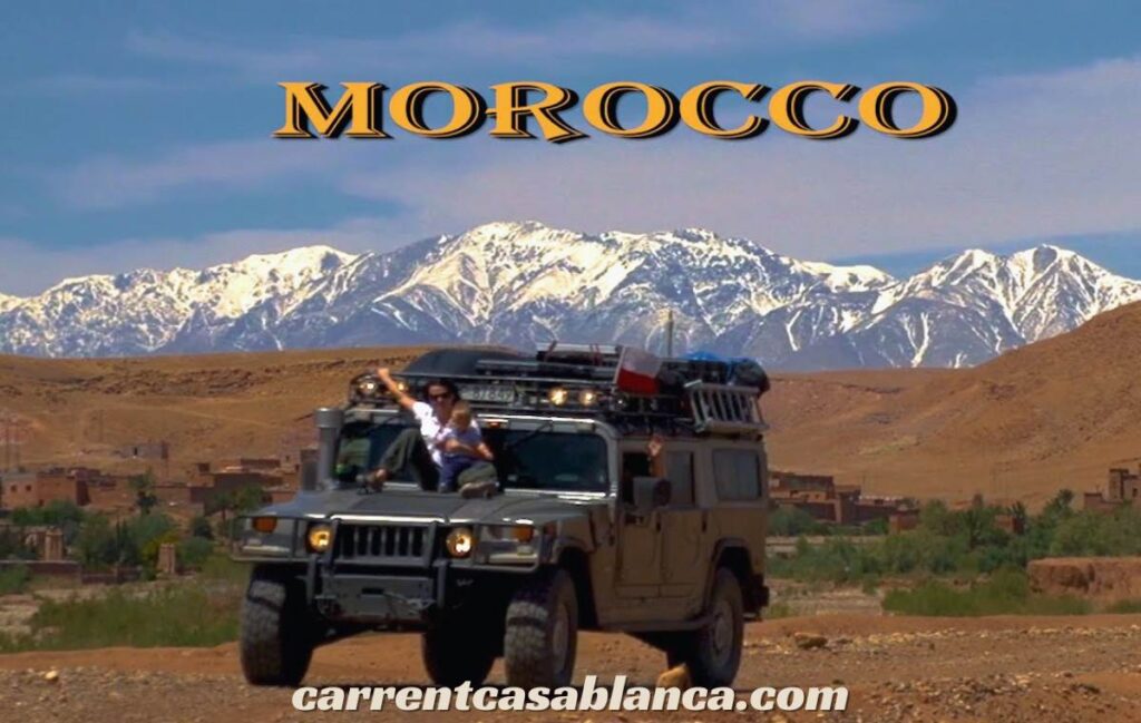 4x4 vehicle ready for a Morocco road trip adventure