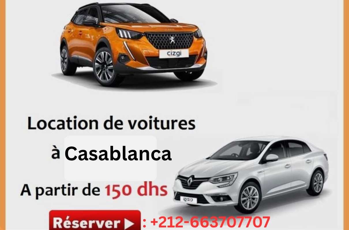 Location Voiture Casablanca 150 DH