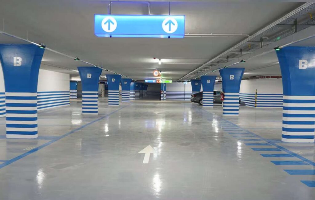 Parking in Casablanca Morocco 