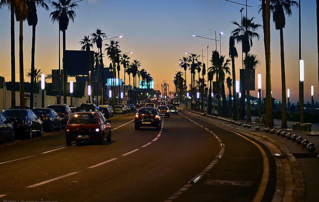 Ain Diab Coastal Drive from Casablanca